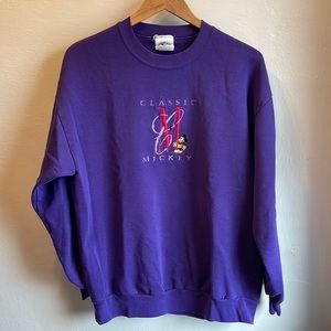 Vintage classic Mickey & Co crew sweatshirt